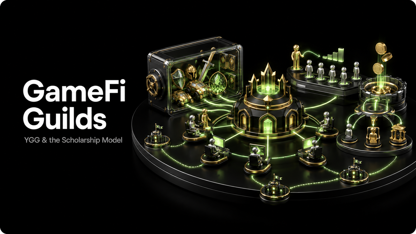 Gaming Guilds: YGG and the Scholarship Model